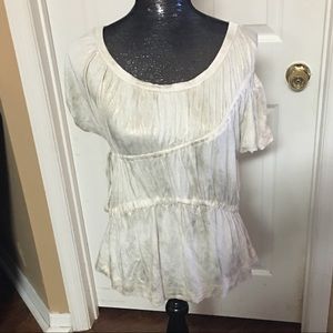 3/ $25 SALE   Arestta gold blouse